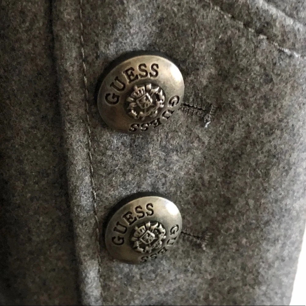 Guess Los Angles 1981 wool blend coat
